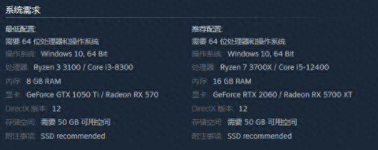 《鬼屋魔影》PC版大小50GB 最低要求GTX 1050 Ti - 万事屋