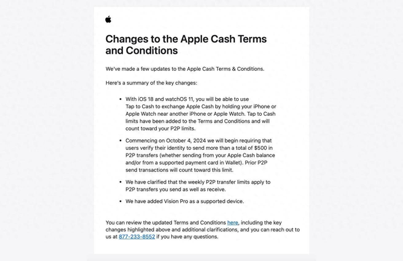 10月起500美元以上的Apple Cash交易时将被要求进行身份验证 - 万事屋