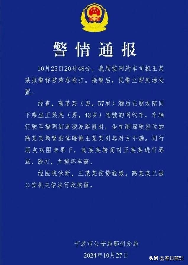 宁波网约车司机被打事件处罚是不是太轻了，犯罪成本过于低了！ - 吐槽银魂 - 大众生活 - 万事屋